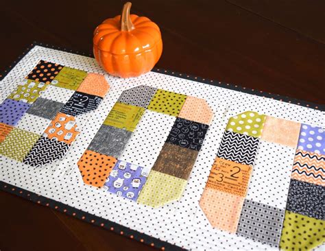 Boo Mini Quilt Paper Pattern She Quilts Alot