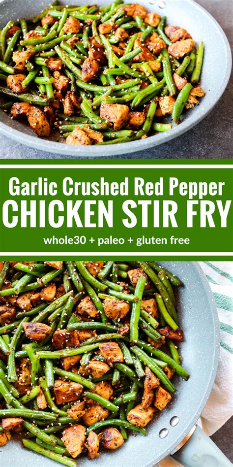 This Spicy Garlic Crushed Red Pepper Chicken Stir Fry Is So Simple And