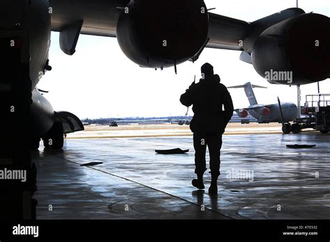 An Air Force Reservist Assigned To The Th Aircraft Maintenance Squadron Wright Patterson Air