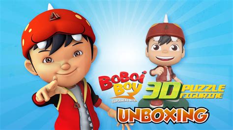 Boboiboy 3d Figurine Unboxing Youtube