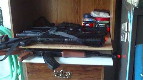 my updated airsoft collection youtube