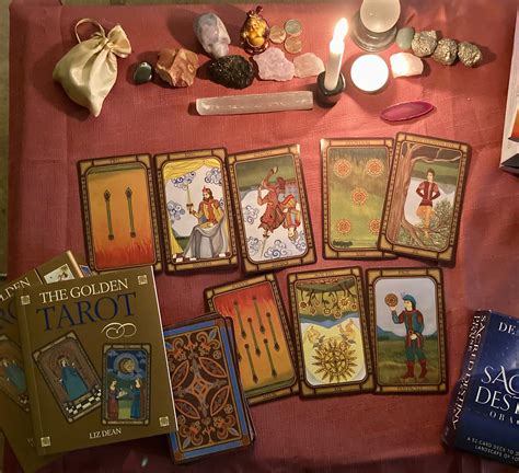 Your Week Ahead Golden Tarot Card Reading Cards Etsy