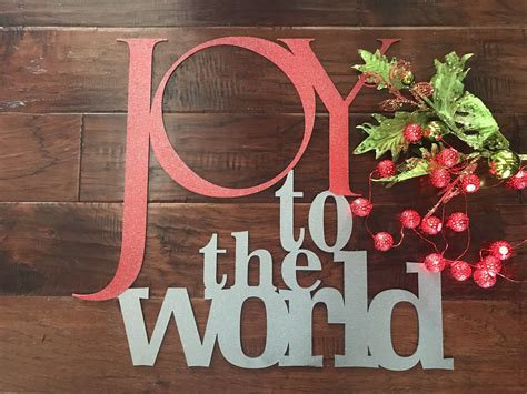 Joy To The World Sign Joy To The World Christmas Crafts Crafts To Make