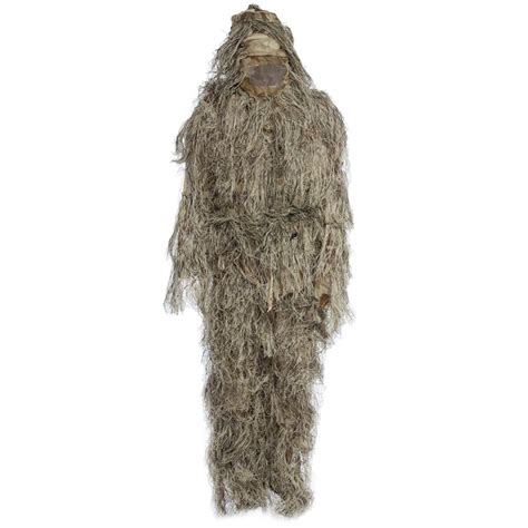 3 Colors Hunting Ghillie Suit Set Camouflage Jungle Woodland