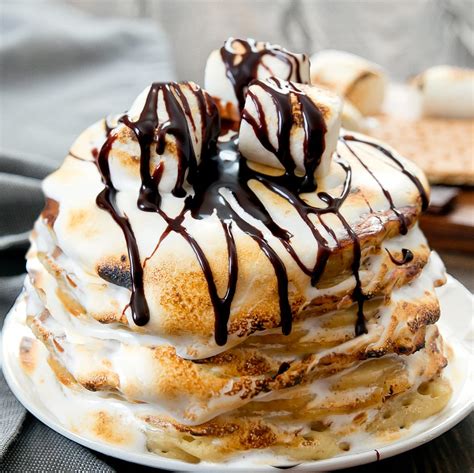 The Best Smores Pancakes Kirbies Cravings
