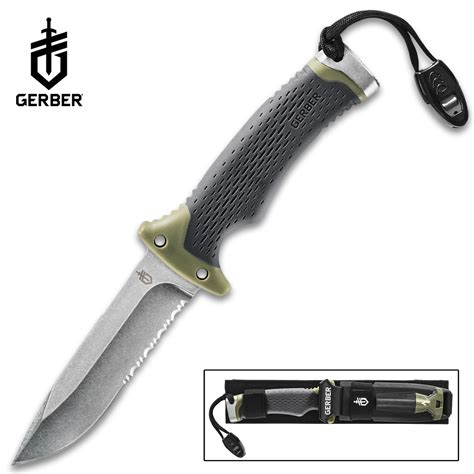 Gerber Ultimate Survival Fixed Blade Knife With