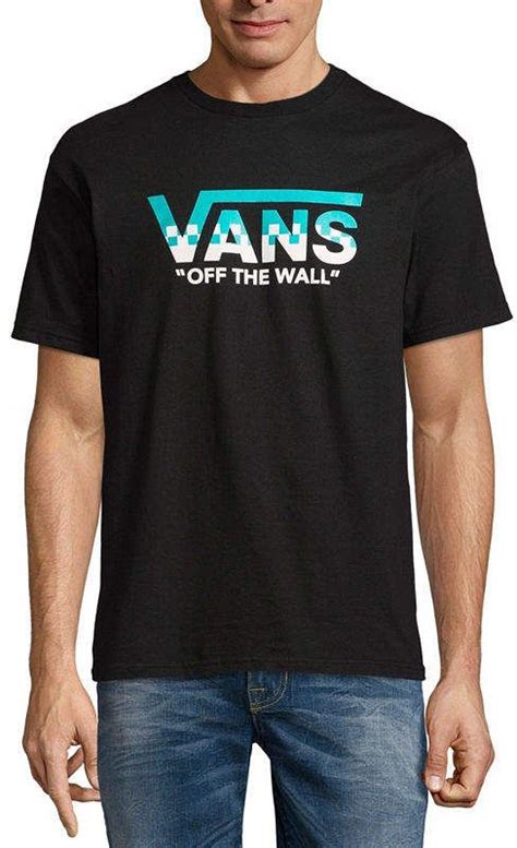 Vans Mens Crew Neck Short Sleeve Logo Graphic T Shirt Mens Crew Neck