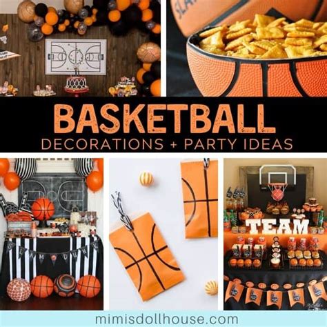 Basketball Party Ideas March Madness Decorations Mimis Dollhouse