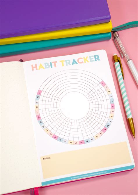 Free Printable Habit Tracker Happiness Is Homemade