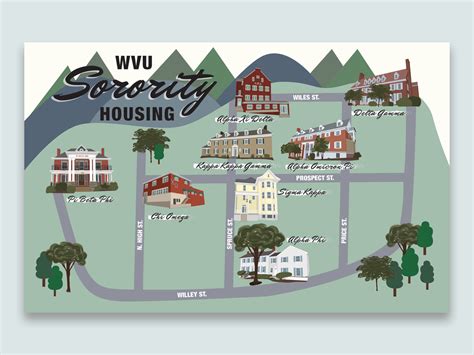 Wvu Sorority Housing By Maggie Mclister On Dribbble