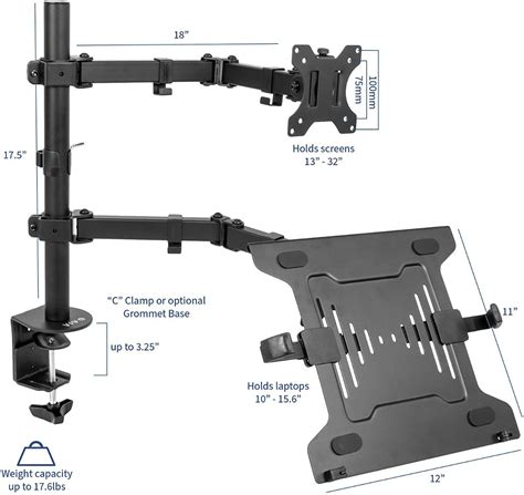 Brazo Soporte Doble Para Monitor Y Laptop Meses Sin Intereses