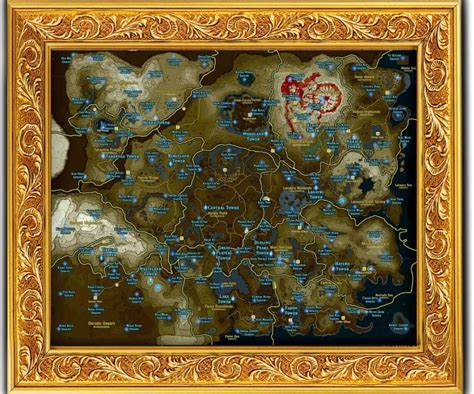 Mapa Magnetico Zelda Breath Of The Wild Mercado Libre