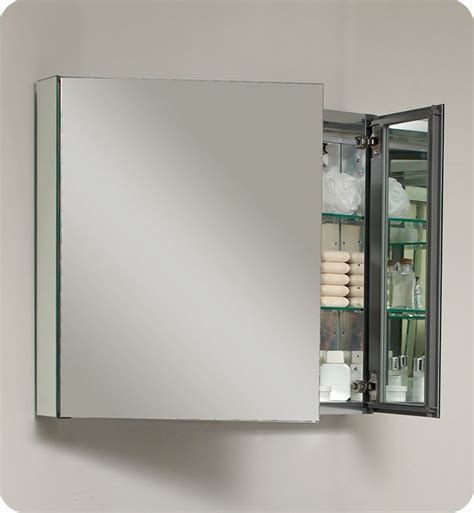 Convenience Boutique Fresca 30 Wide Bathroom Medicine Cabinet W Mirrors