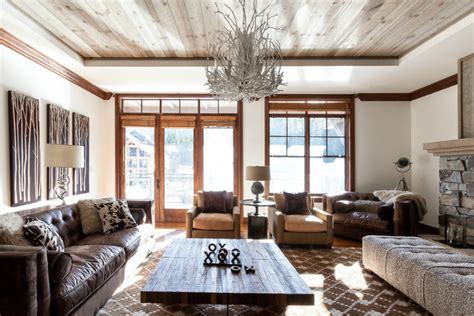 Wood ceilings in living room ceiling a living room vaulted wooden. Rustic Modern Decor for Country-Spirited Sophisticates