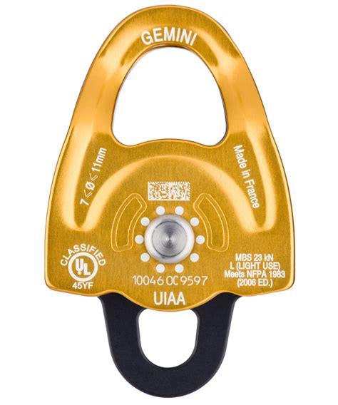 Petzl Gemini Double Prusik Pulley Gravitec Systems Inc