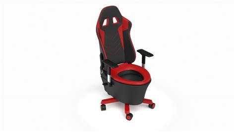 3d Gaming Chair Toilet Model Turbosquid 1871209