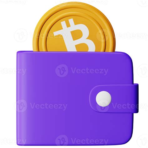 Bitcoin Wallet 3d Rendering Isometric Icon 13363795 Png