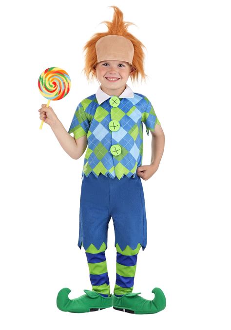Deluxe Plaid Munchkin Costume For Toddlers
