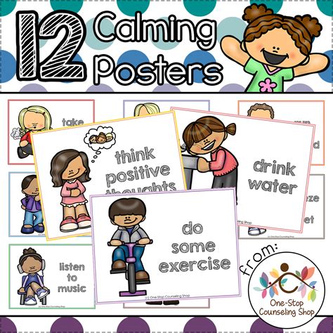 Calm Down Posters And Coloring Pages