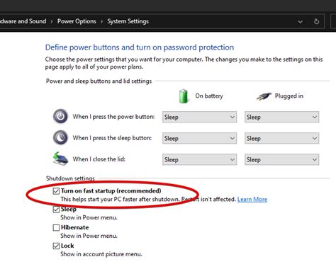 How To Enable Disable Fast Boot In Windows 10 Fast Startup