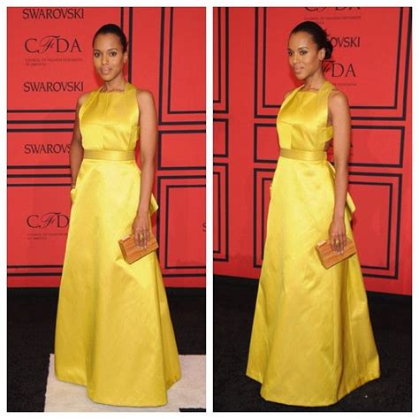 The Top Looks From The 2013 Cfda Fashion Awards Kerry Washington