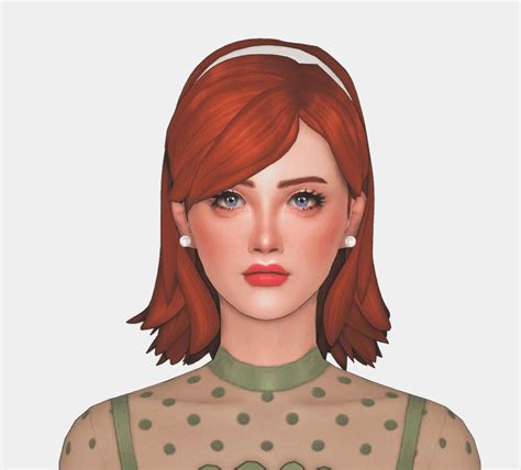 Amelia Hair V1 Ts3 To Ts4 Downloads The Sims 4 Best Mods