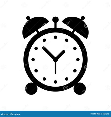 Alarm Clock Icon Stock Vector Illustration Of Business 98504932