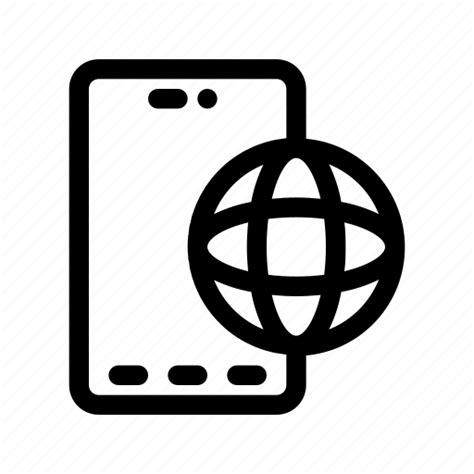 Internet Mobile Network Smartphone Web Icon