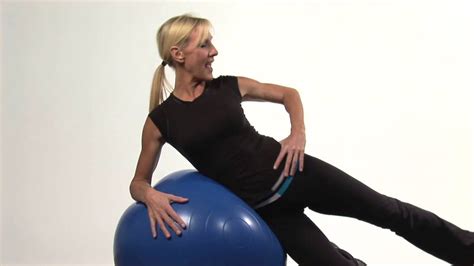 Stability Ball Exercises For Hips Youtube