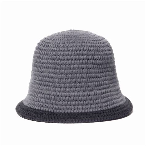 Cootie Productionsknit Crusher Hat（gray Line） ニットクラッシャーハット 22秋冬 Jonas