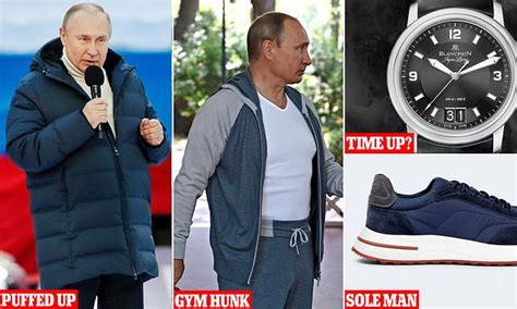 Putin Shows Off Yet More Designer Wear Daily Mail Online