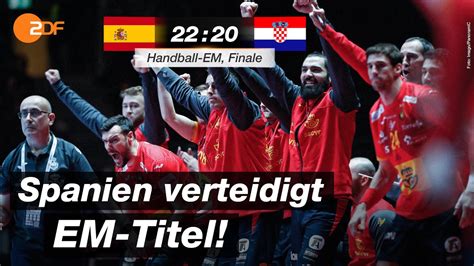 Dazu gehören unter anderem andres iniesta (fc. Finale: Spanien - Kroatien 22:20 - Highlights | Handball ...