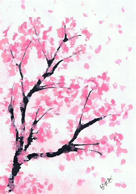 Pin By Sharif Ishnin On Sakura Cherry Blossom Drawing Cherry Blossom