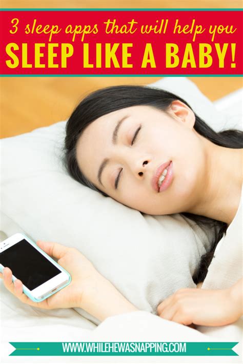 Studies show meditation is linked to improved sleep, 3 and having an app to provide themes and keep you on track is an invaluable tool that helps. 3 Sleep Apps that will have you Sleeping like a Baby ...