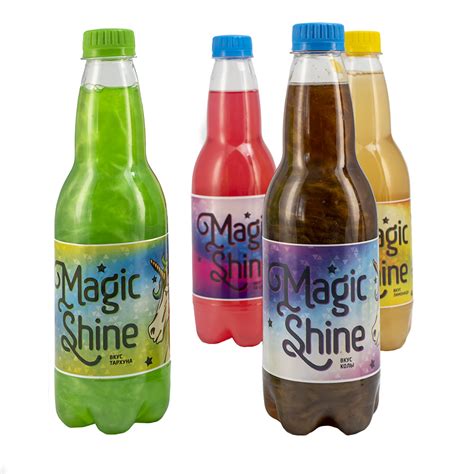 Non Alcoholic Carbonated Drink Magic Shine 05 Lrussian Federation