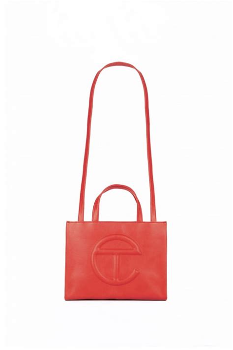 Telfar Medium Red Shopping Bag Telfar Bag