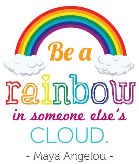 Rainbow Quotes For Kids Rainbow Quote Printable Quotes