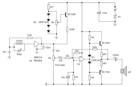 Portable Am Receiver Using Zn414 Integrated Circuit Eeweb