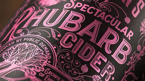 The Spectacular Packaging Of Hendersons Spectacular Rhubarb Cider