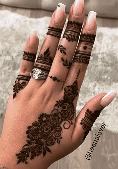 Royal Finger Mehndi Design Images Pictures Ideas