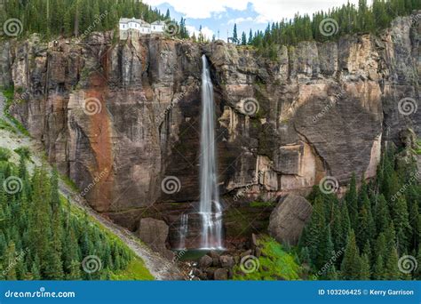 Bridal Veil Falls Telluride Colorado Stock Image Image Of Colorado