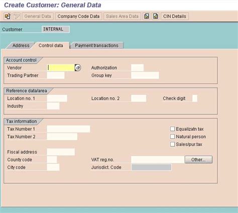 Create Customer Master Record In Sap Fico