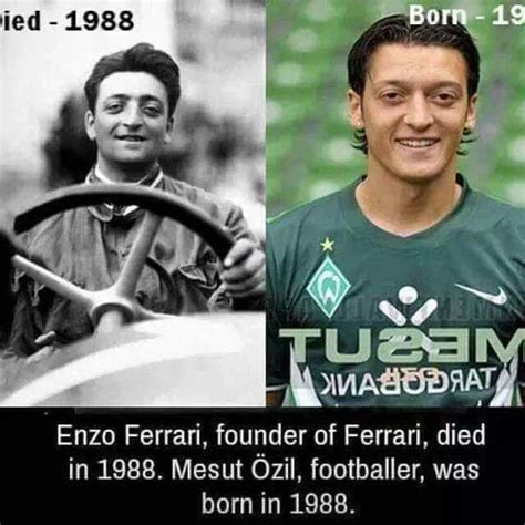 Reincarnation Between Mesut Ozil And Enzo Ferrari Legitng