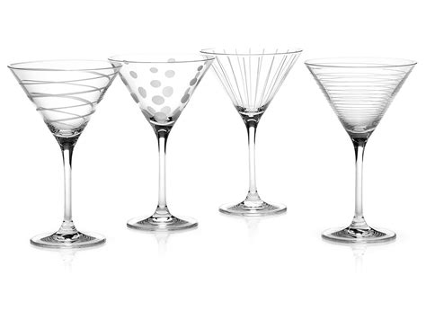 Mikasa Cheers Set Of 4 Martini Glasses 5050993245037 Ebay