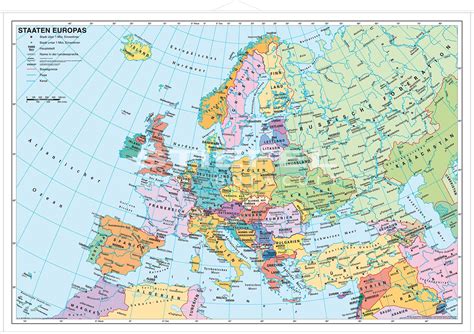 365 the mission of europe (ks736) from 2. Europakarte politisch - Staaten Europas politisch - Lerndino.de