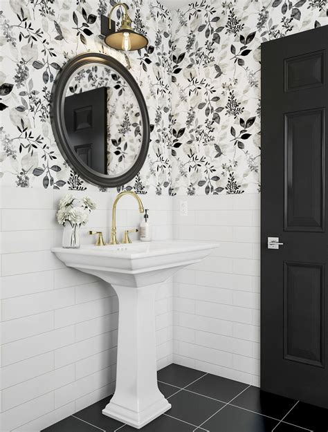 Make Your Dreams Of Black And White Come True This Bathroom Is