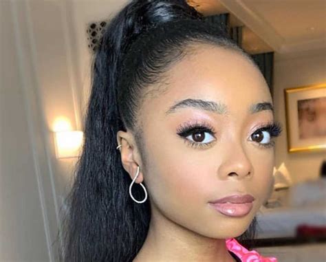 Skai jackson skai jackson is an actress and activist best known for her roles on disney channel's bunk'd and jessie. she was named to the hollywood reporter's top 30 stars under age 18 list, variety's young hollywood impact report, and time's 30 most influential teens of the year list, and was nominated for a naacp image award. Skai Jackson | Instagram Live Stream | 19 November 2019 ...