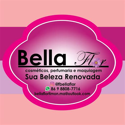 Logo Marca Para A Loja Bella Flor