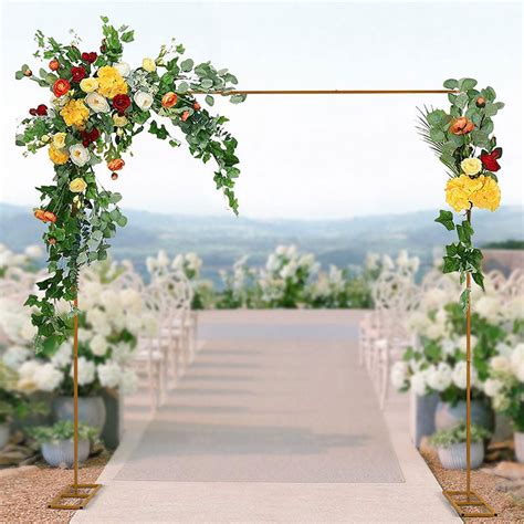 Square Frame Metal Wedding Arch For Decoration Lofaris