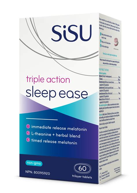 Sweet Dreams Natural Sleep Aid Sisu Premium Supplements Canada